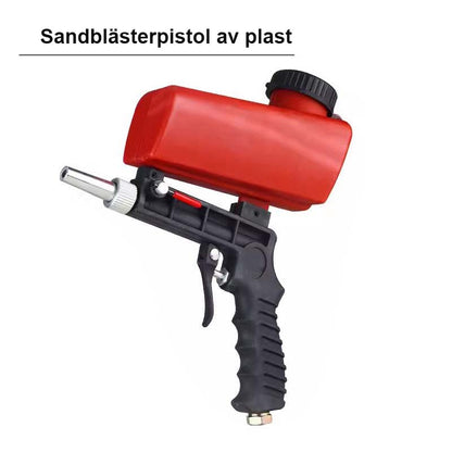 Bärbar pneumatisk sandblästringspistol