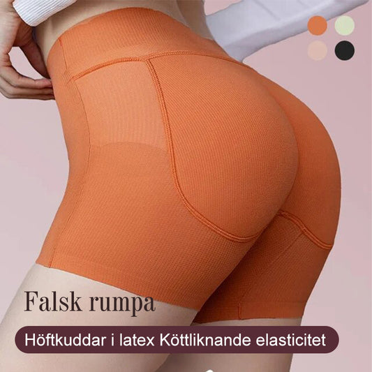 Latex underkläder för falsk rumpa med fyrkantig vinkel