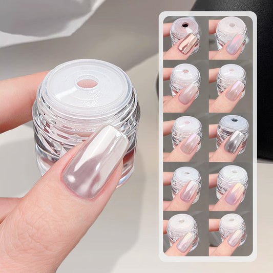 Chrome Spegeleffekt Nagelpuder