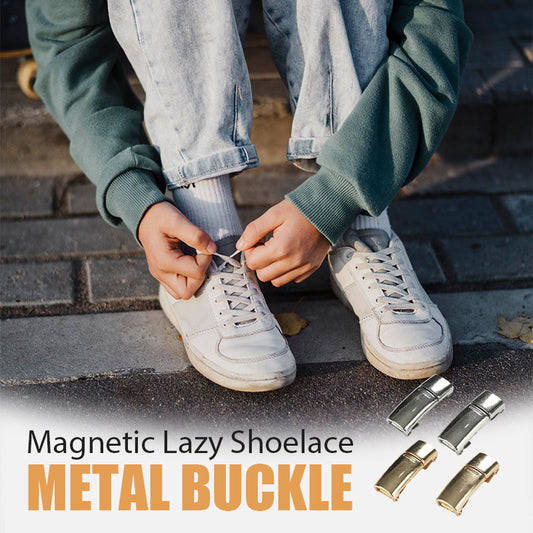 ⏳Begrenzte Zeit 50% Rabatt💥Magnetischer Faulenzer Schnürsenkel Metallschnalle
