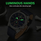 ✨2025 Brandneues Design - Heute mit 50% Rabatt kaufen!⌚Lässige elegante Herren Quarzuhr mit leuchtendem Zifferblatt
