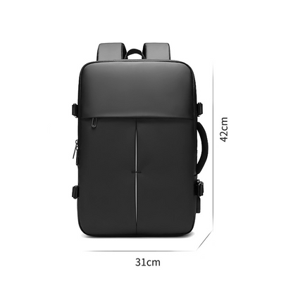 🔥 Men's Large Capacity Business Travel Shoulder Bag | Expandable Computer Backpack, All in One for Travel and Everyday!