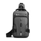 🎒Multifunktionale Brusttasche für Männer - Wasserdichtes Gewebe + magnetischer Schnellzugriff, eine Tasche zum Entriegeln beim Pendeln, Reisen, Sport