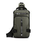 🎒Multifunktionale Brusttasche für Männer - Wasserdichtes Gewebe + magnetischer Schnellzugriff, eine Tasche zum Entriegeln beim Pendeln, Reisen, Sport