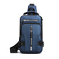🎒Multifunktionale Brusttasche für Männer - Wasserdichtes Gewebe + magnetischer Schnellzugriff, eine Tasche zum Entriegeln beim Pendeln, Reisen, Sport