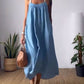 🔥💕Lässiges, trendiges Trägerkleid mit lockerer Passform für Damen
