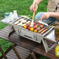 🔥🔥🔥Klappbarer Edelstahl-Grill für draußen(kostenloser Versand📦✈️)