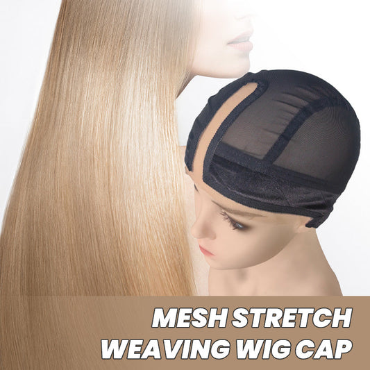 4*5 Zoll U sectie mesh stretch weave pruik cap